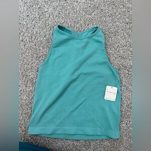 Free People Teal Sleeveless Top